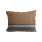Zelesta Royalbed Taies d'Oreiller - Set de 2 - Rayures Marrons