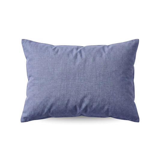 Zelesta Comfort Structure Taies d'Oreiller - Set de 2 - Bleu Jean
