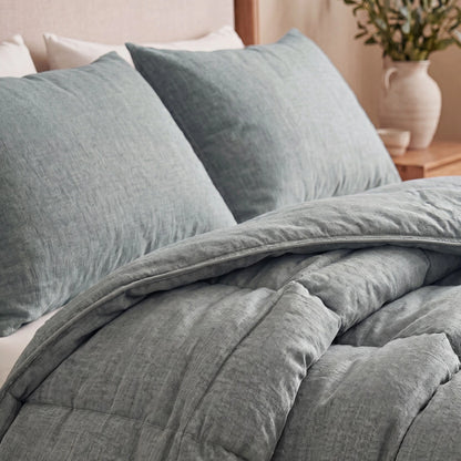 Zelesta Comfort Structure Taies d'Oreiller - Set de 2 - Vert