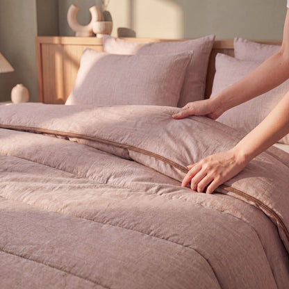 Zelesta Comfort Structure Couette Été - Taupe