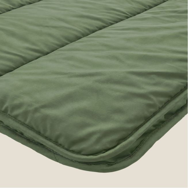 Zelesta Comfort Unie Couette Été - Vert Éternel