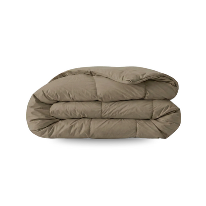 Zelesta Comfort Unie Couette Été - Taupe Naturel