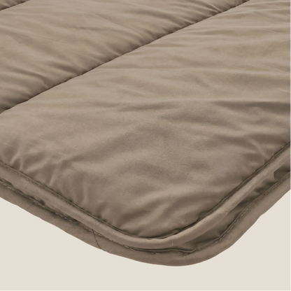 Zelesta Comfort Unie Couette Été - Taupe Naturel
