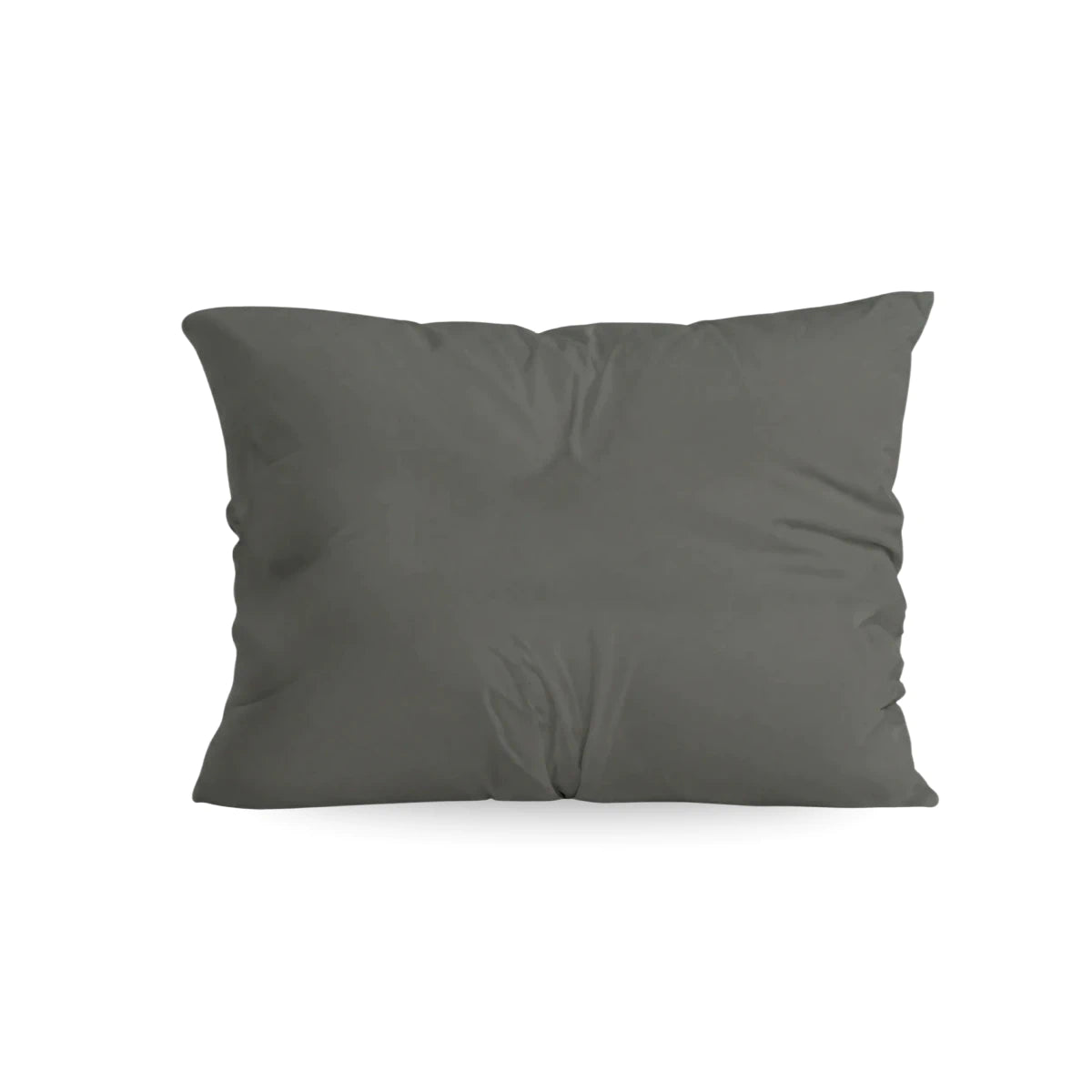 Zelesta Comfort Unie Taies d'Oreiller - Set de 2 - Anthracite