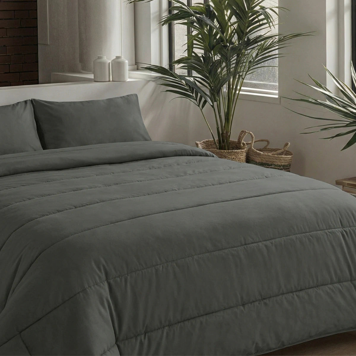 Zelesta Comfort Unie Couette - Anthracite