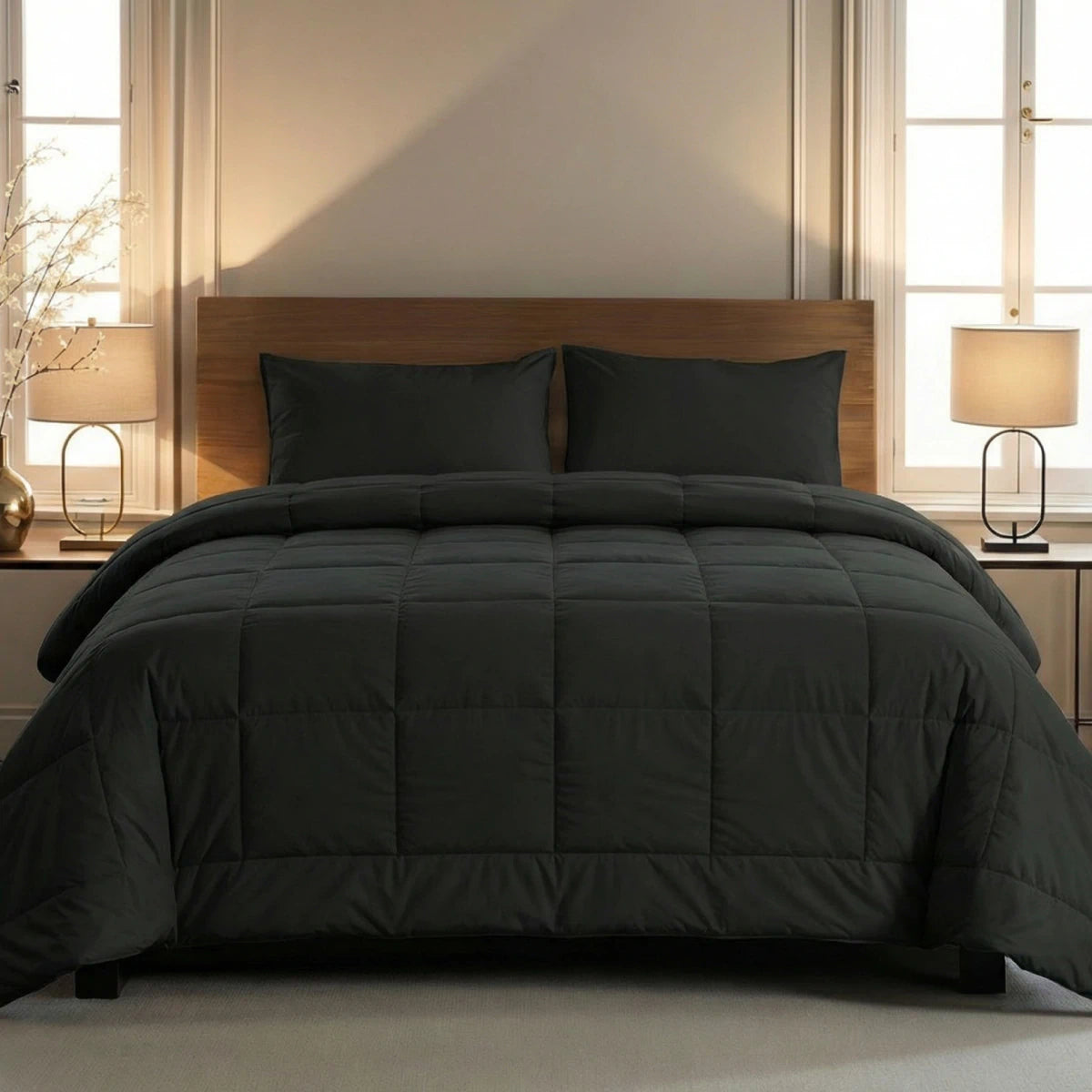 Zelesta Comfort Unie Couette - Noir