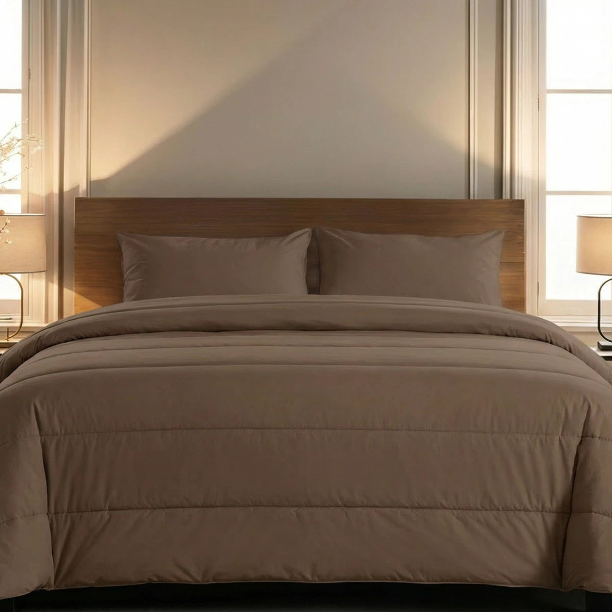 Zelesta Comfort Unie Couette - Moka