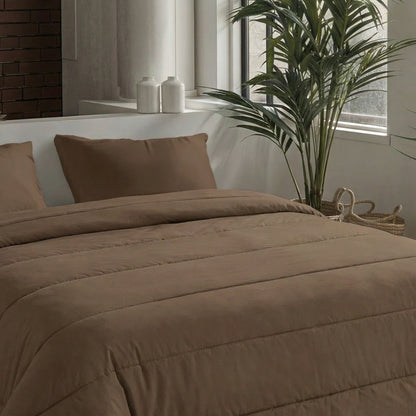 Zelesta Comfort Unie Couette - Moka
