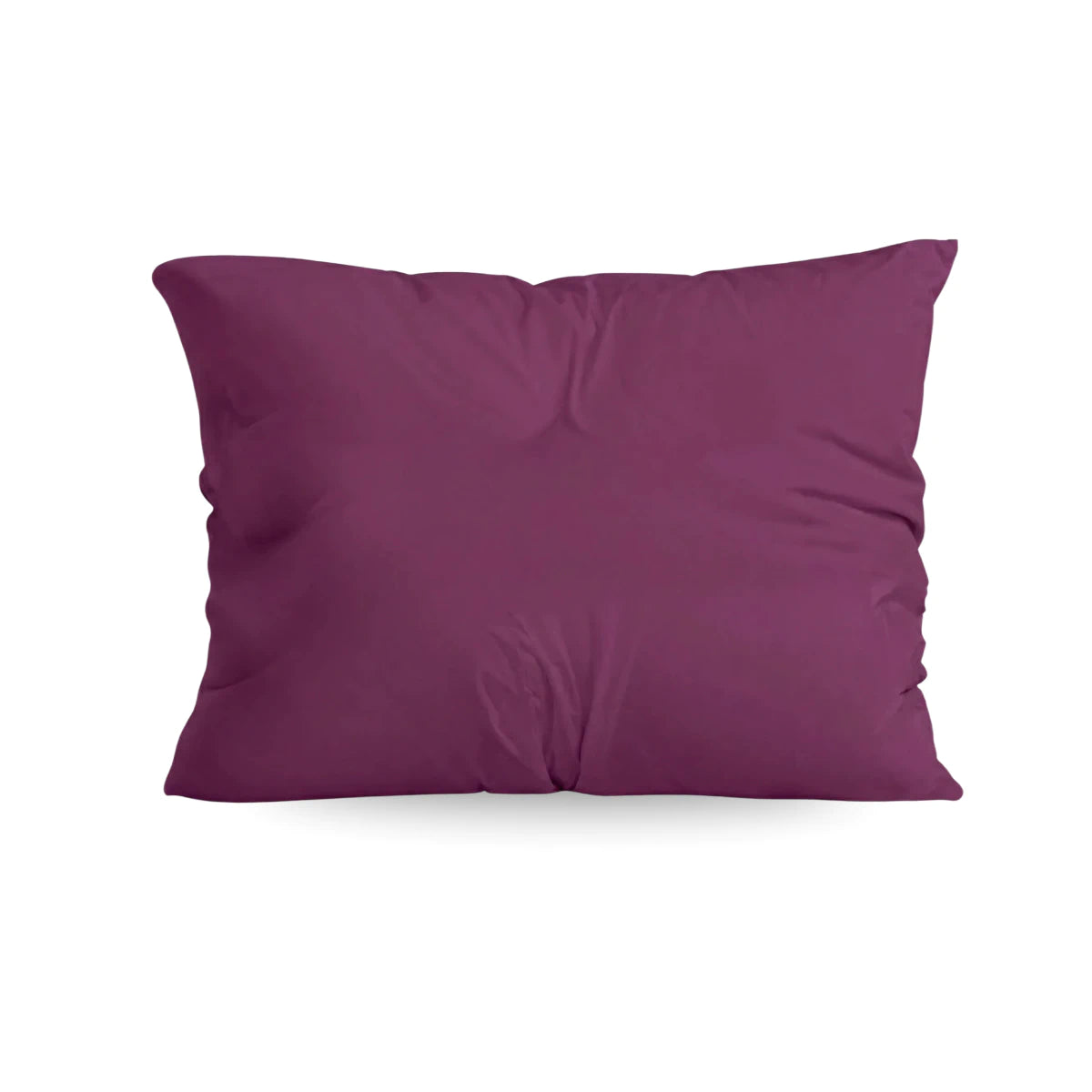 Zelesta Comfort Unie Taies d'Oreiller - Set de 2 - Bordeaux