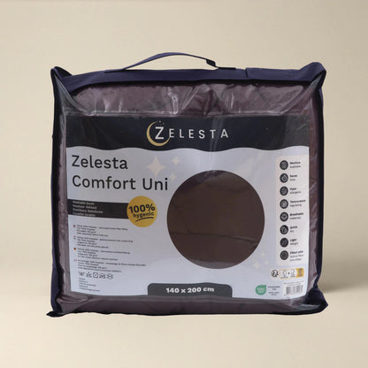Zelesta Comfort Unie Couette - Bordeaux