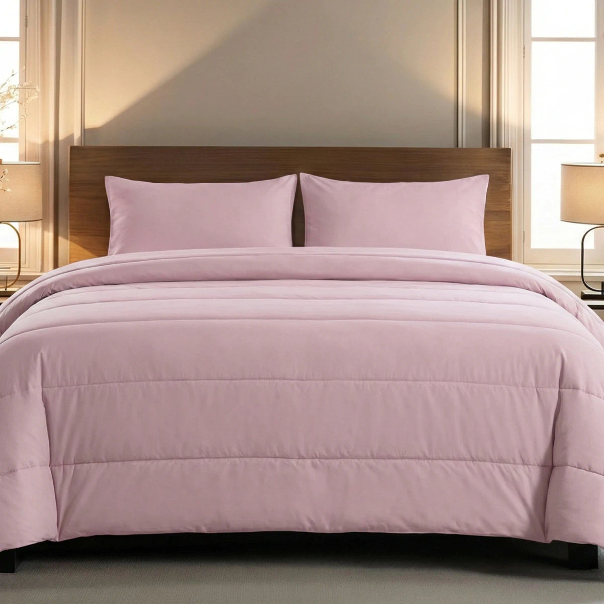 Zelesta Comfort Unie Couette - Vieux Rose