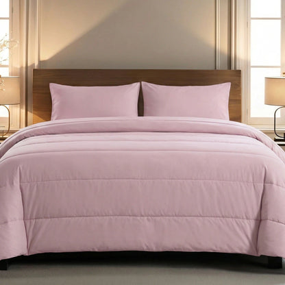 Zelesta Comfort Unie Couette - Vieux Rose