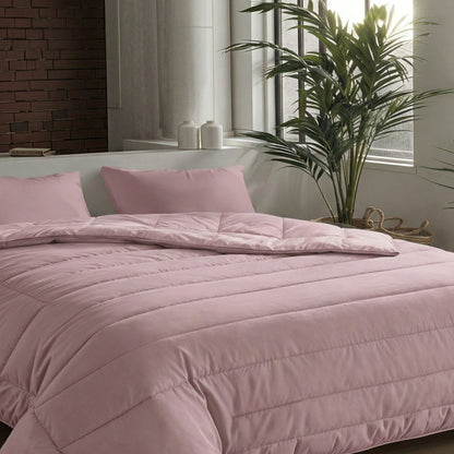 Zelesta Comfort Unie Couette - Vieux Rose