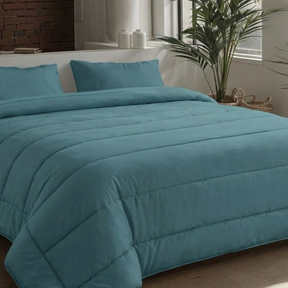 Zelesta Comfort Unie Couette - Vert de Mer