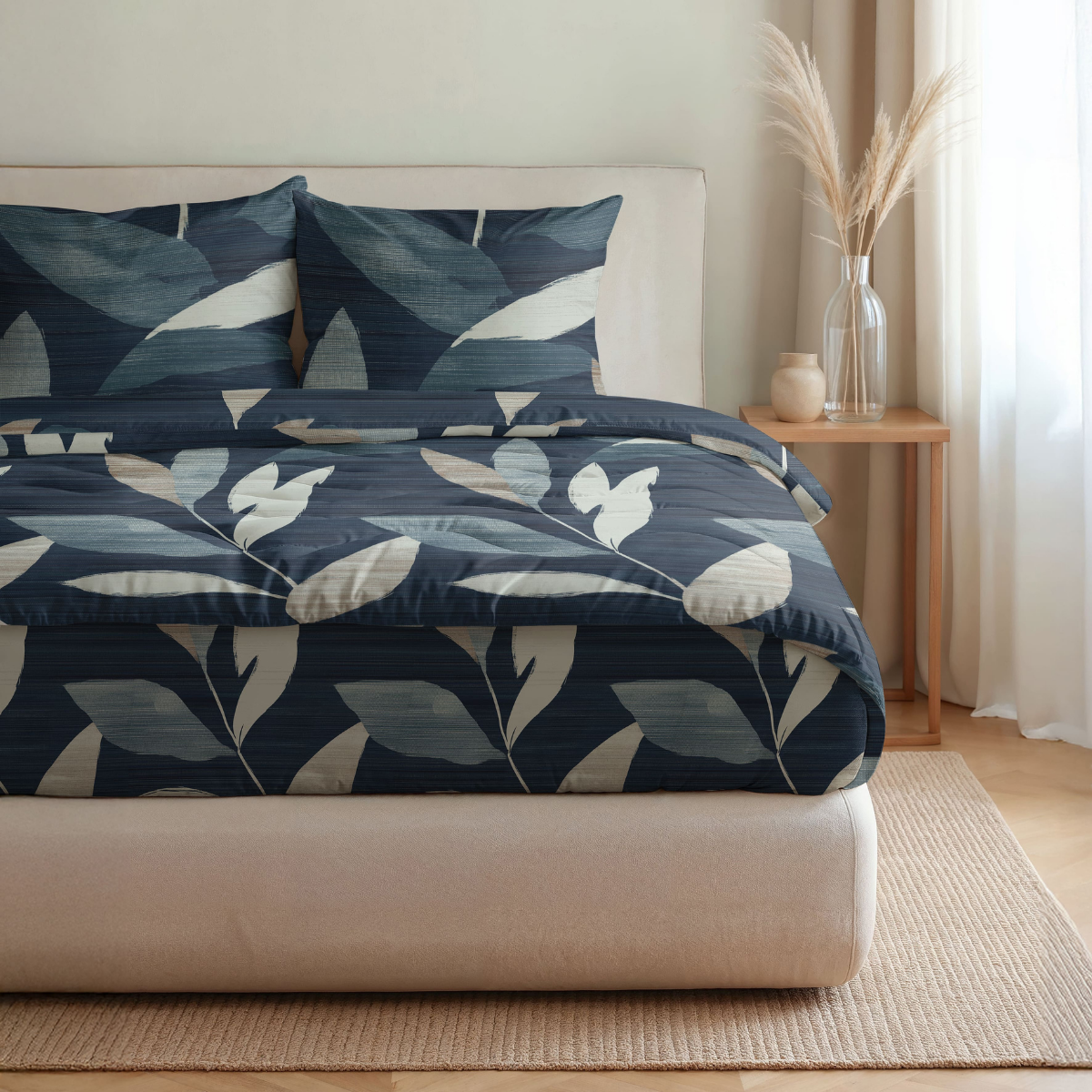 Zelesta Royalbed Coton - Feuillage Sombre