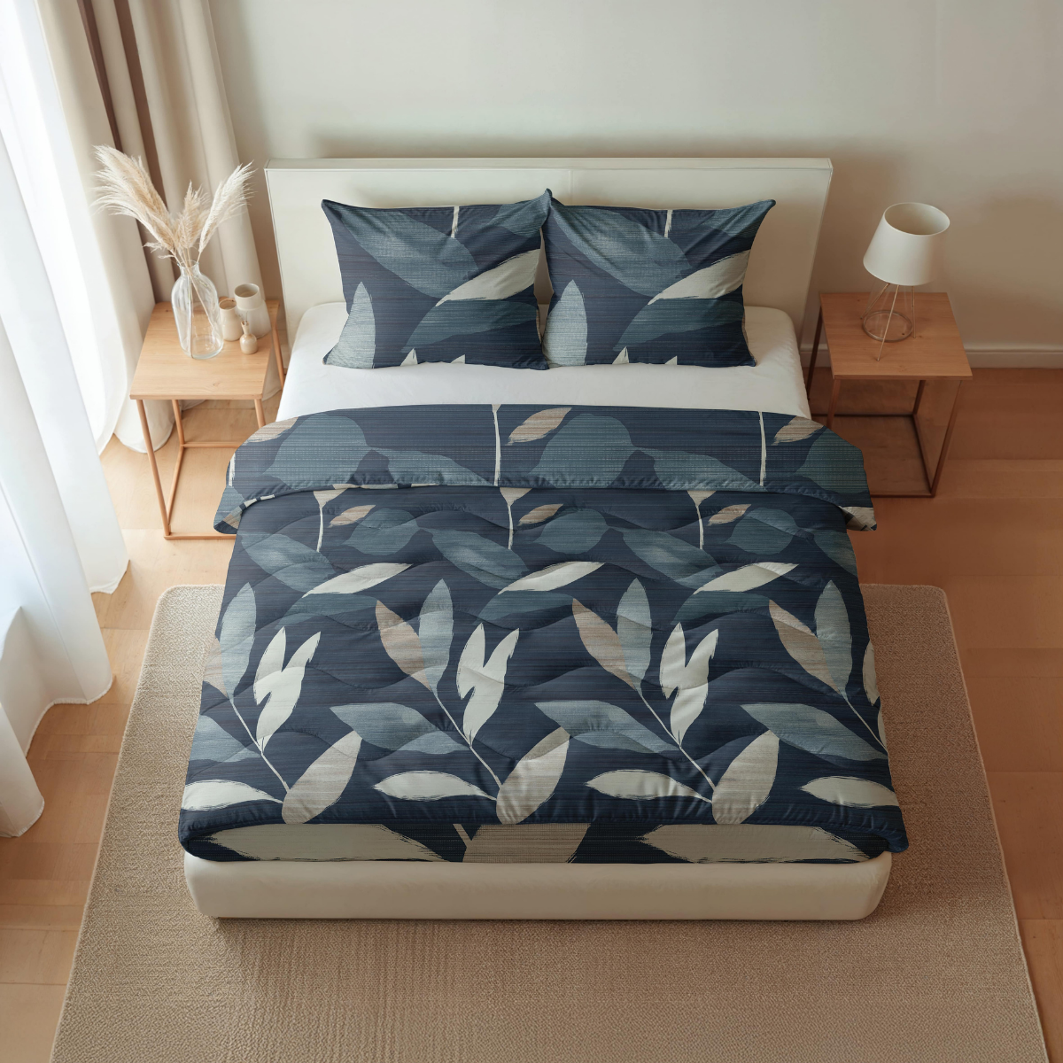 Zelesta Royalbed Coton - Feuillage Sombre
