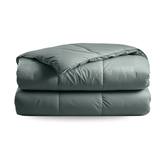 Zelesta Deluxe Unie Couette Été Satin de Coton - Pur Vert