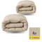 Zelesta Wonderbed 4 Saisons Double Coton - Sable Désert