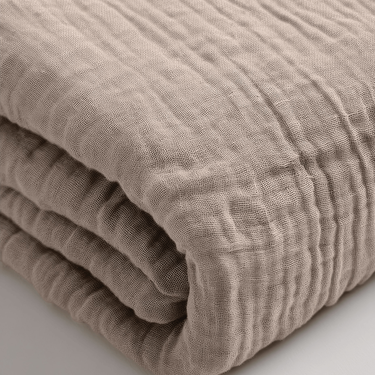 Mousseline Drap-Housse - Taupe