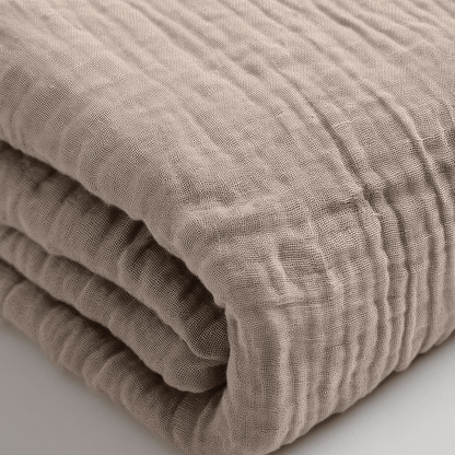 Mousseline Drap-Housse - Taupe