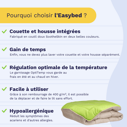 Zelesta Easybed - Anis & Beige 240x220cm