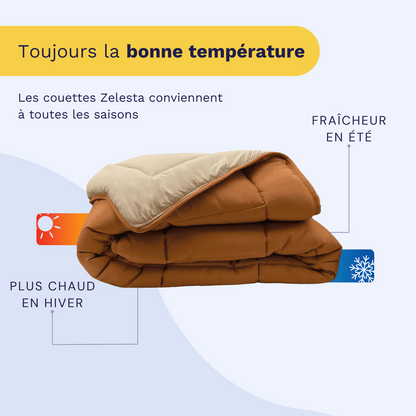 Zelesta Easybed - Brun bronze & Lin