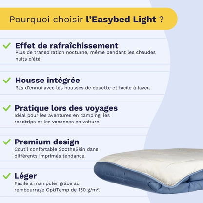 Zelesta Easybed Light - Bleu & Mastic