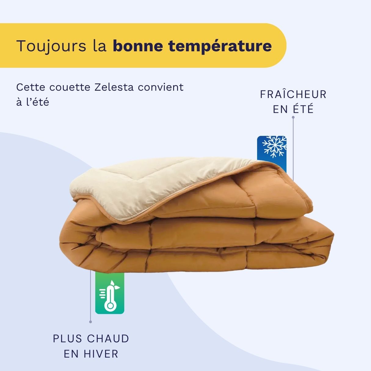 Zelesta Easybed Light - Bronze Brun & Lin