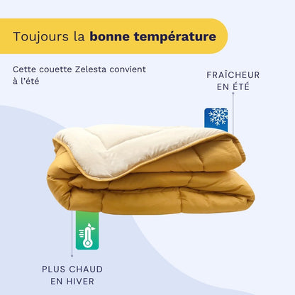 Zelesta Easybed Light - Jaune Ocre & Lin