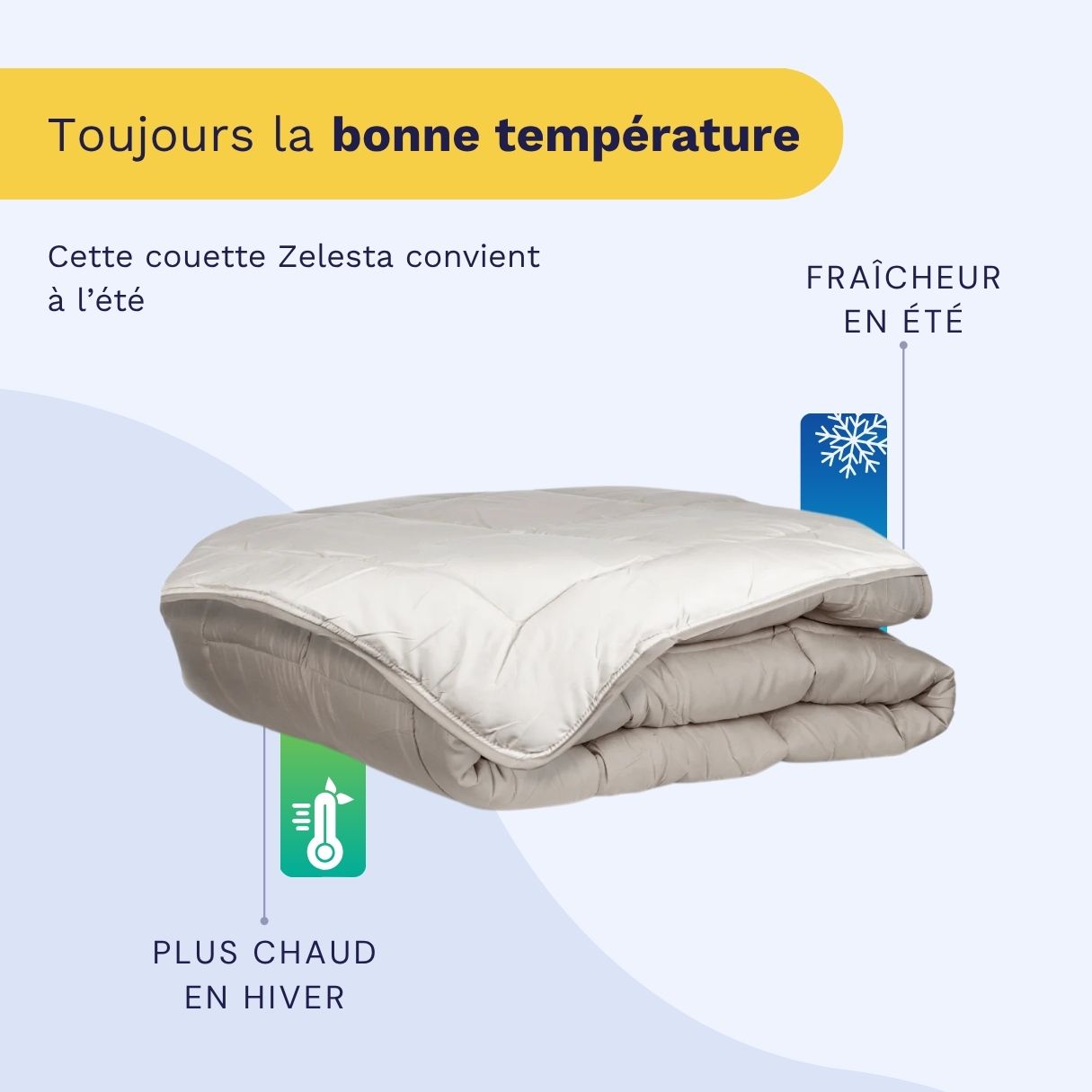 Zelesta Easybed Light - Taupe & Lin