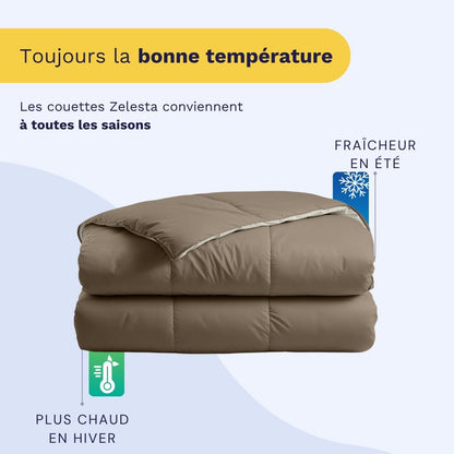 Zelesta Premiumbed Light Coton - Taupe & Crème