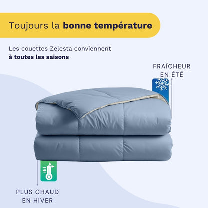Zelesta Premiumbed Light Coton - Bleu Rêve & Crème