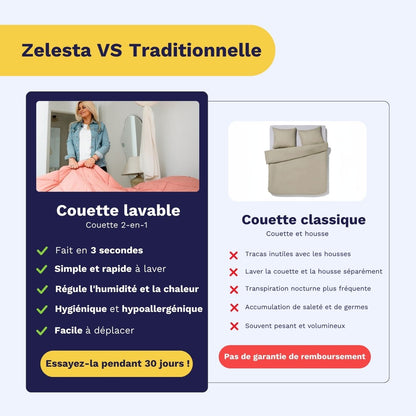 Zelesta Premiumbed Light Coton - Taupe & Crème