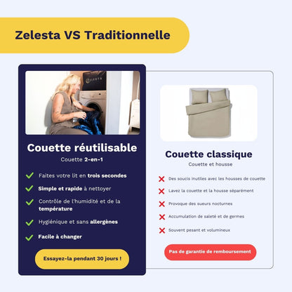 Zelesta Flexibed - Noir 200x220cm