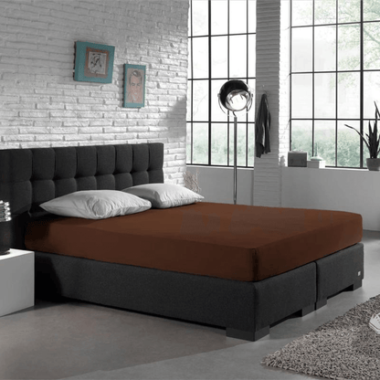     Zelesta Dreamhoeslaken Bruin Hoeslaken Katoen Makkelijk Te Wassen