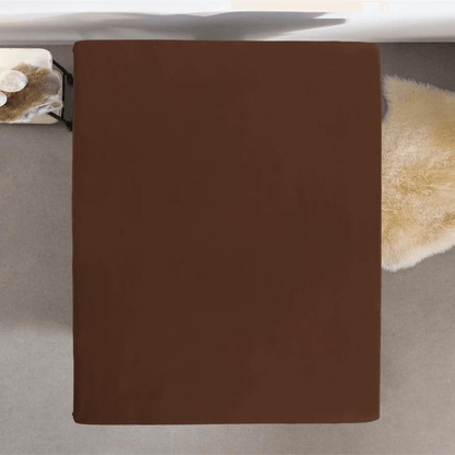     Zelesta Dreamhoeslaken Bruin Hoeslaken Katoen Makkelijk Te Wassen