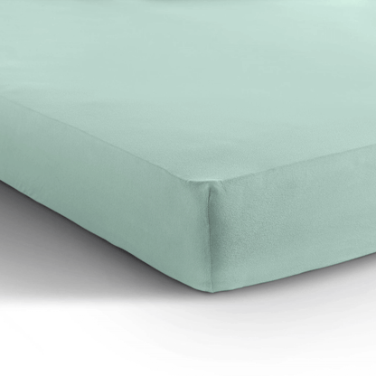       Hoeslaken Enkel Jersey Pastel Blauw Anti Allergisch Materiaal