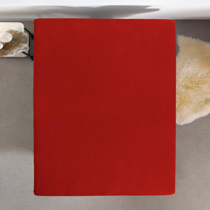  Zelesta Hoeslaken Enkel Jersey Rood Katoen Comfortabele Nachtrust
