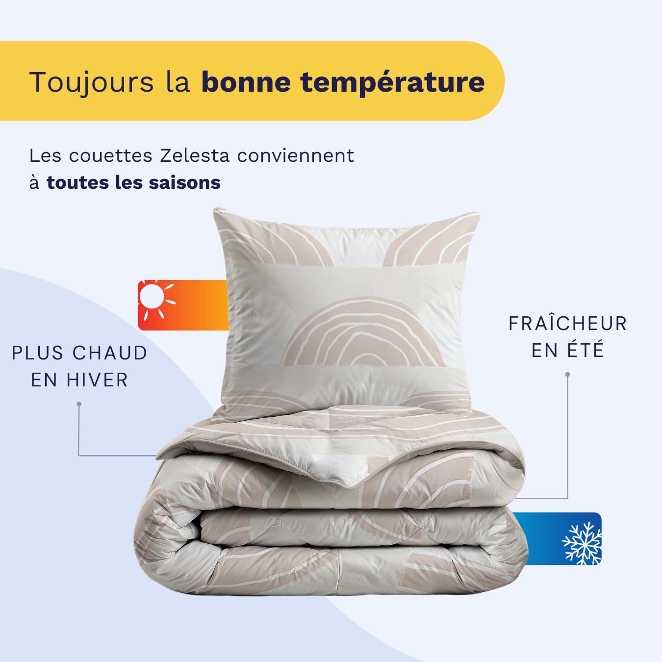 Zelesta Kiddybed Coton - Rêves de Dunes