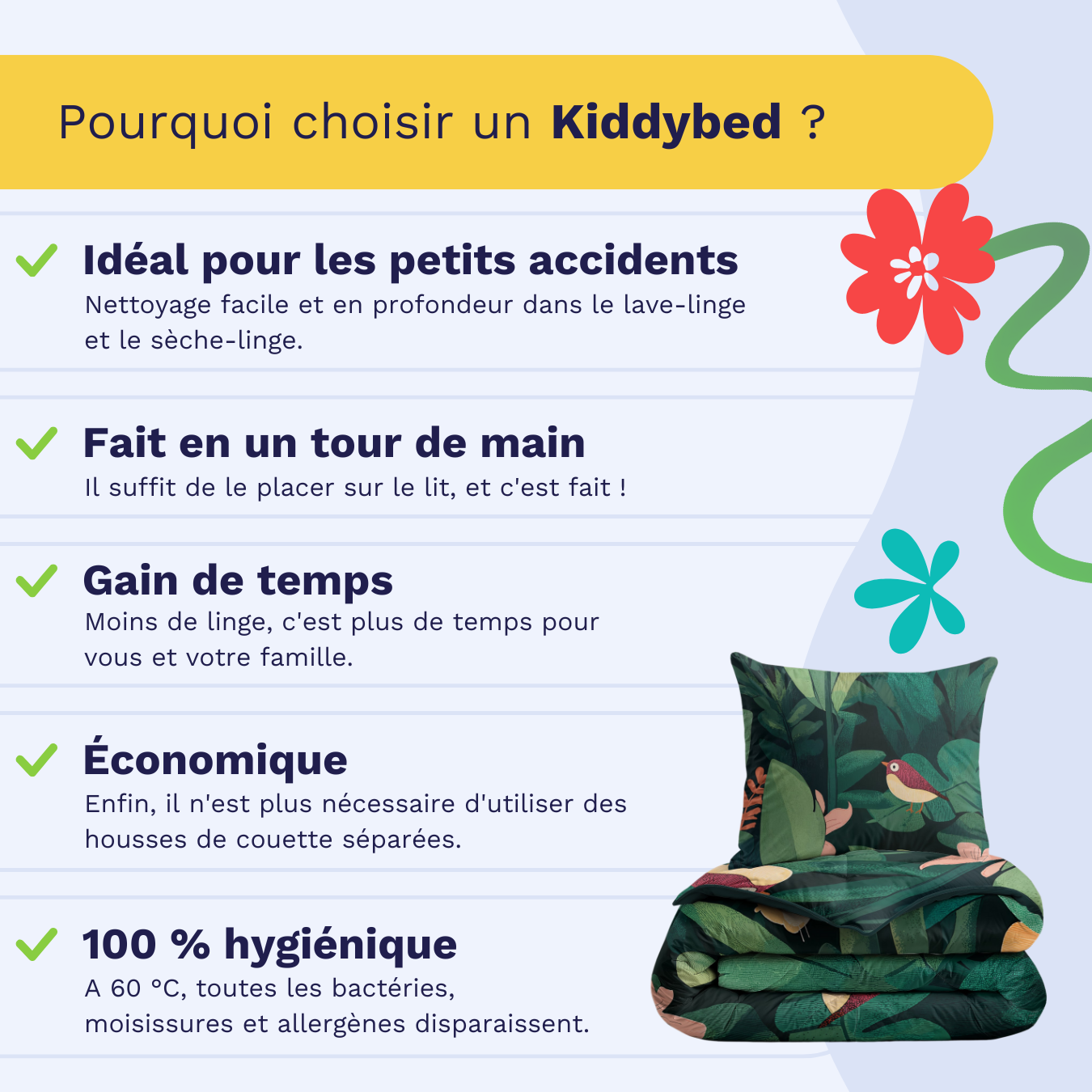 Zelesta Kiddybed Coton - Voyage de Jungle