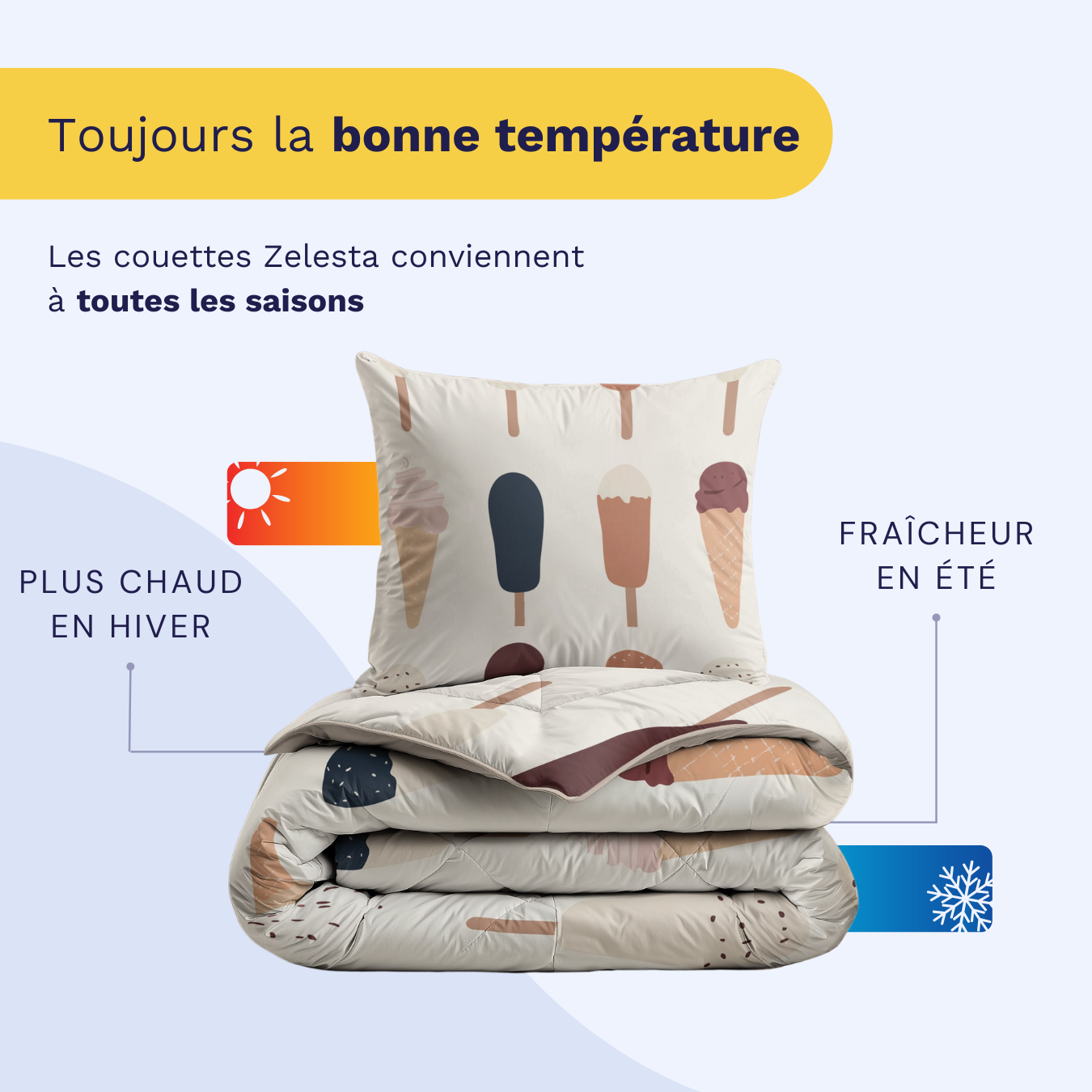 Zelesta Kiddybed Coton - Gelato