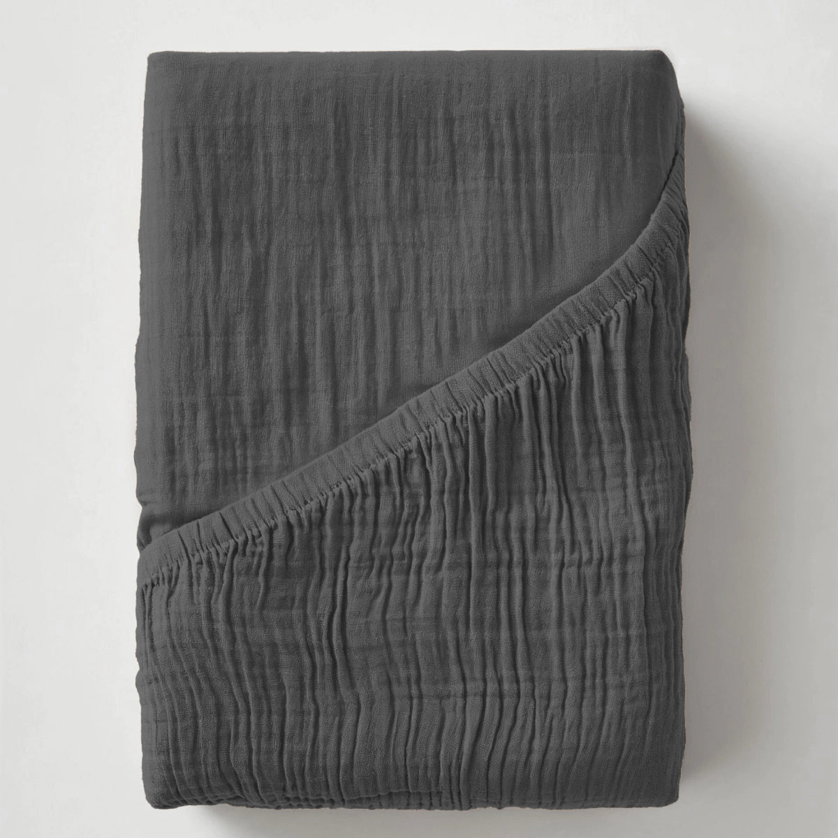 Mousseline Drap-Housse - Anthracite