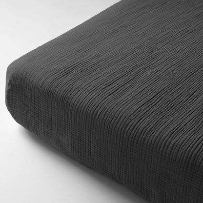 Mousseline Drap-Housse - Anthracite