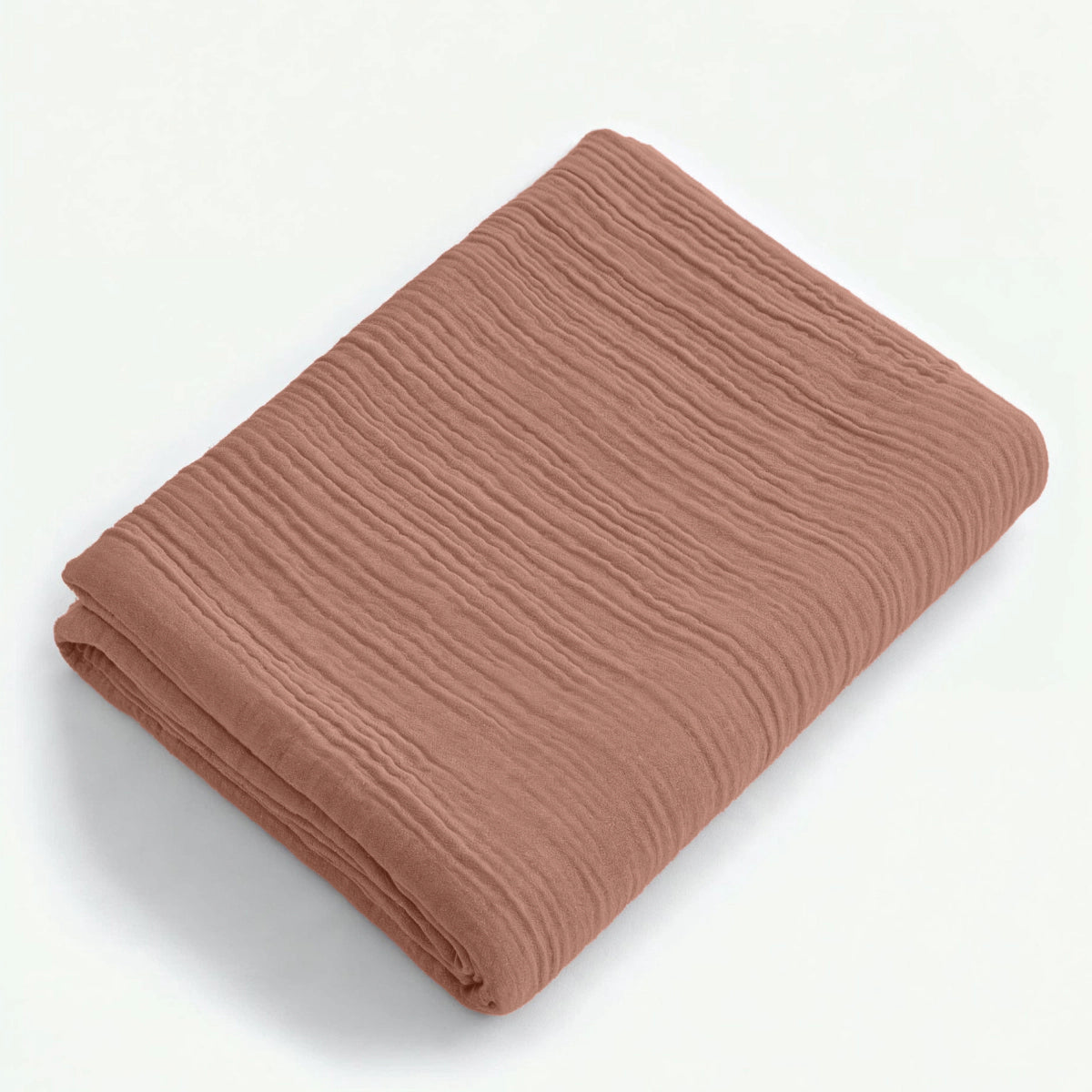 Mousseline Drap-Housse - Rose Poudré