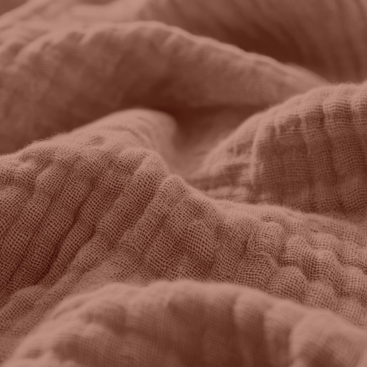 Mousseline Drap-Housse - Rose Poudré