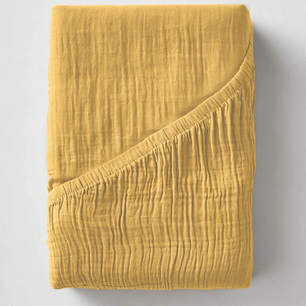 Mousseline Drap-Housse - Ocre-jaune