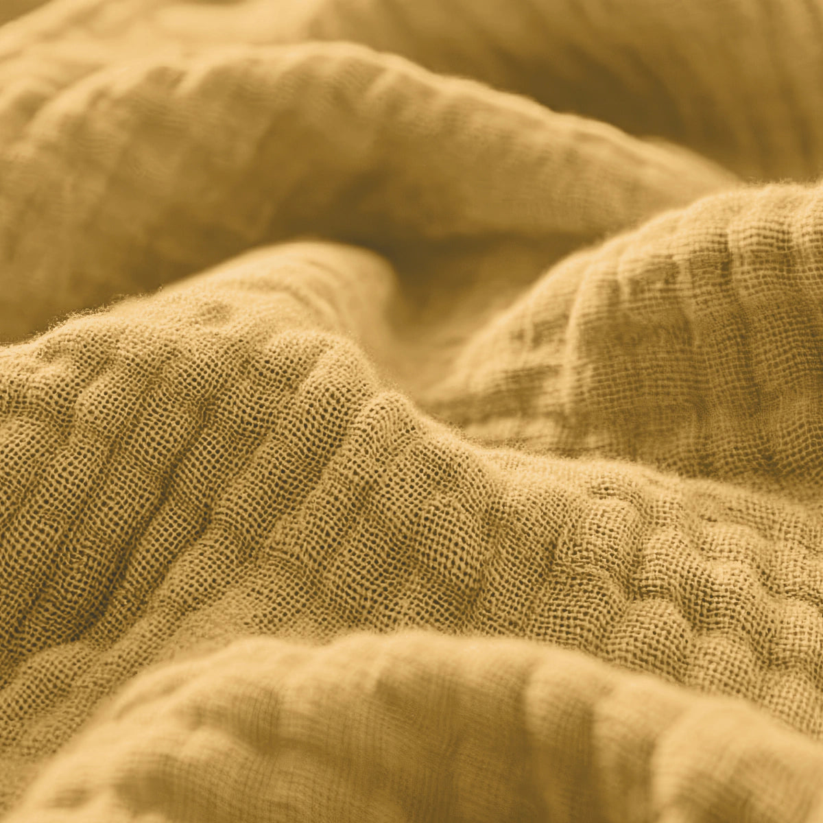 Mousseline Drap-Housse - Ocre-jaune