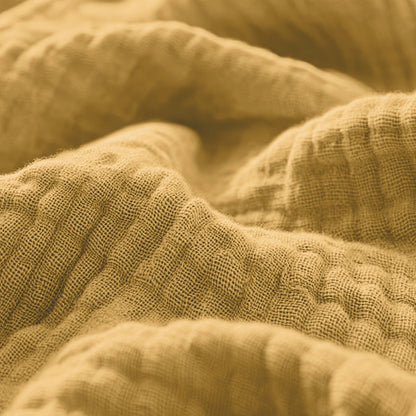 Mousseline Drap-Housse - Ocre-jaune