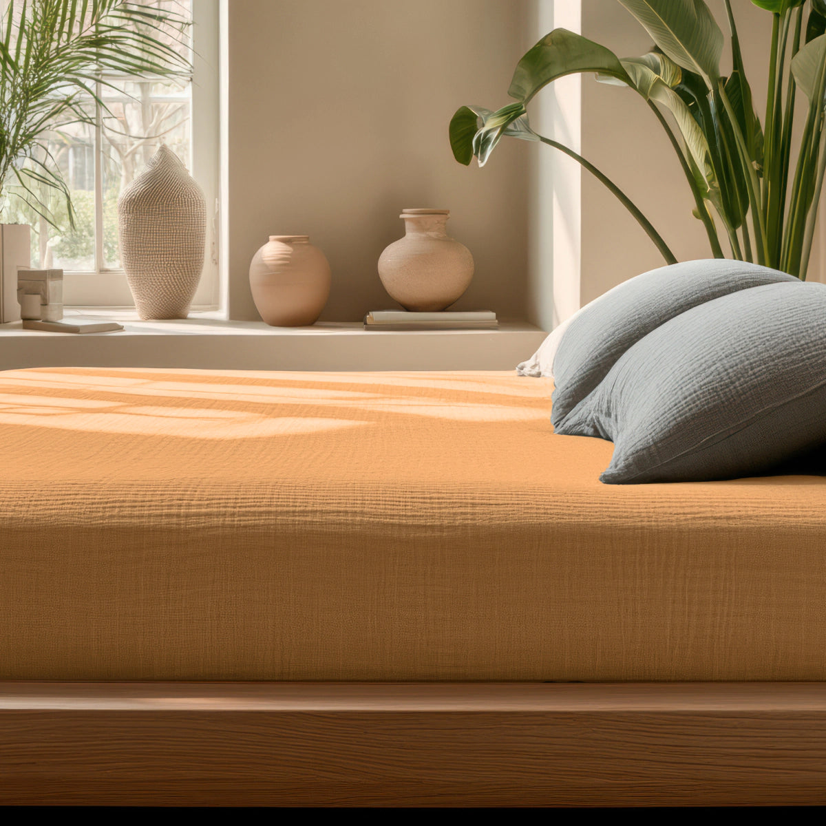 Mousseline Drap-Housse - Terra