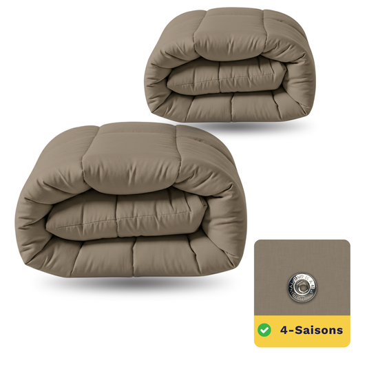 Zelesta Wonderbed 4 Saisons Double - Taupe Naturel